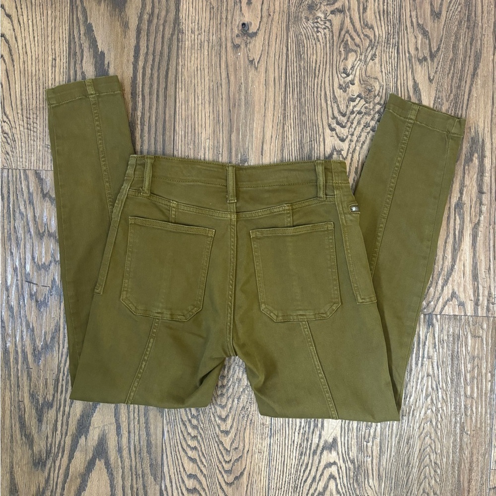 Banana Republic Mid-Rise Skinny Utility Jeans, Size 27 - Picture 4 of 4